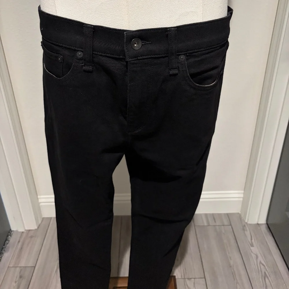 rag & bone Men's Fit 1 Skinny Black Slim Jeans Size 32x30 - Picture 1 of 6